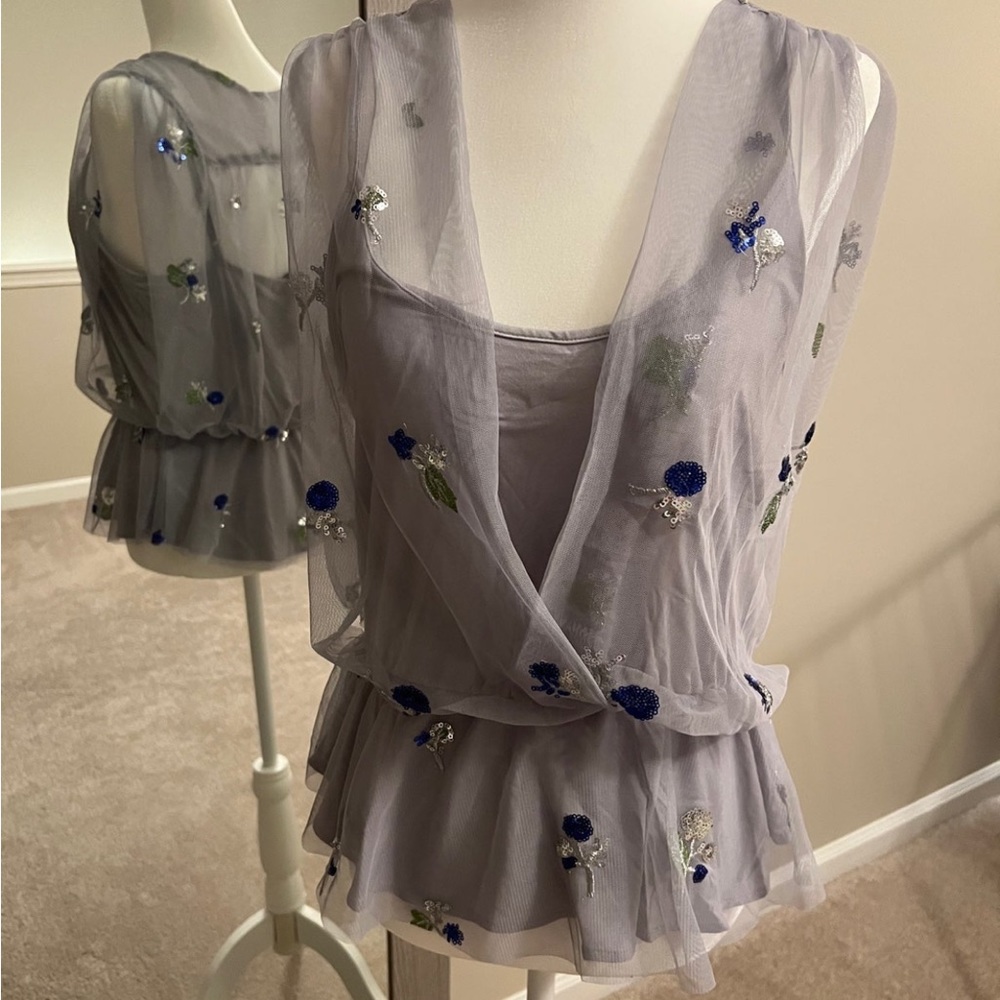 cute anthropology blouse